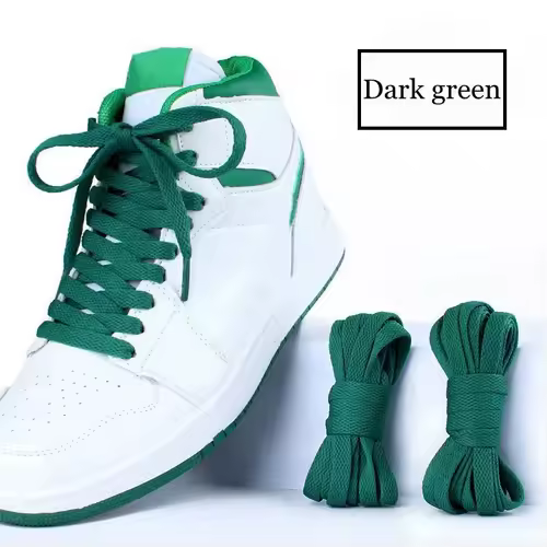 1 pair flat shoes Solid color shoelaces Canvas shoes sports and leisure shoelaces length 100/120/140/160/180cm Shoe accessories - Image 7