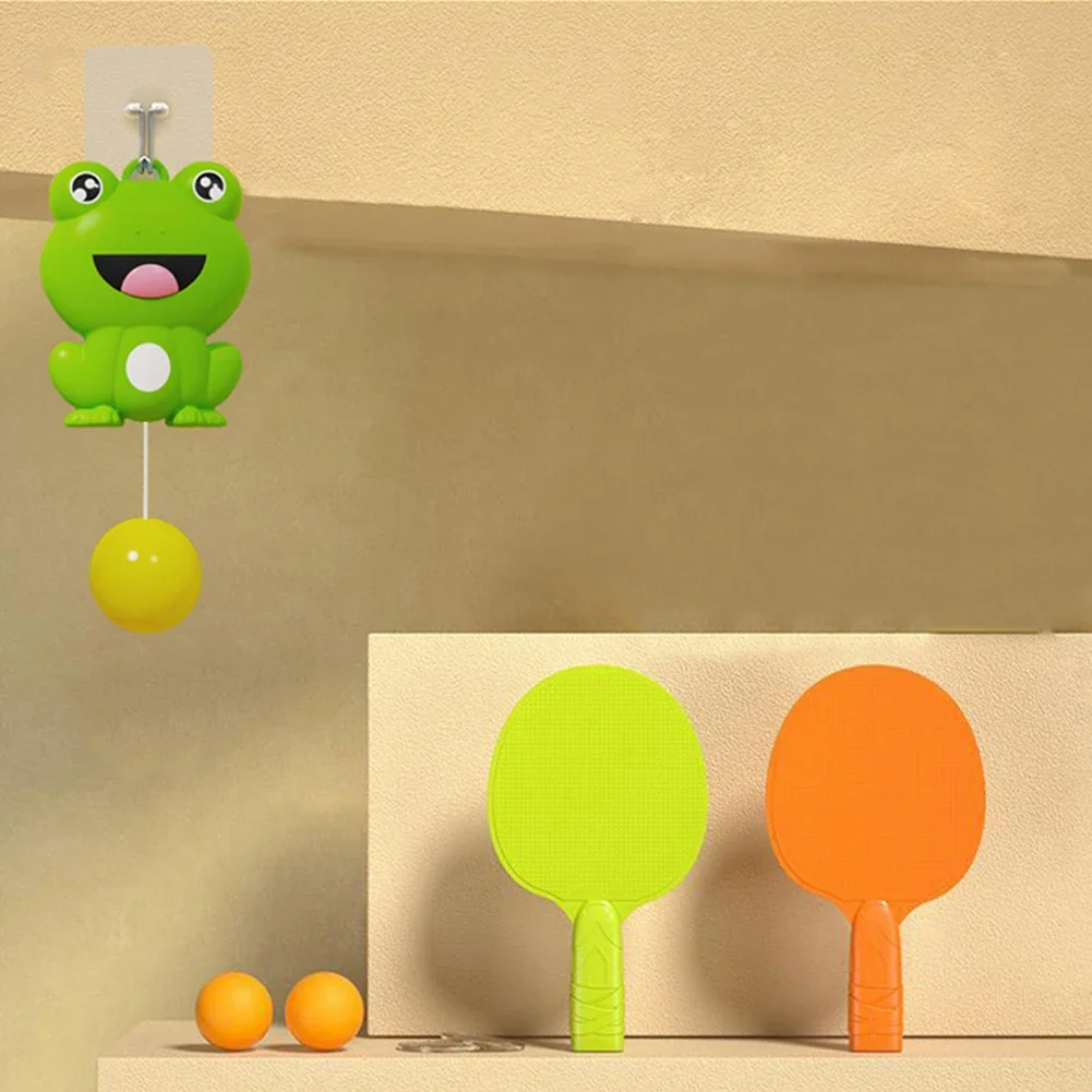 Kit de sport de Ping-Pong à Suspension grenouille, Tennis de Table, joueur d'entraînement à domicile en intérieur, jouet interactif, jeu de balle, activité Parent-enfant