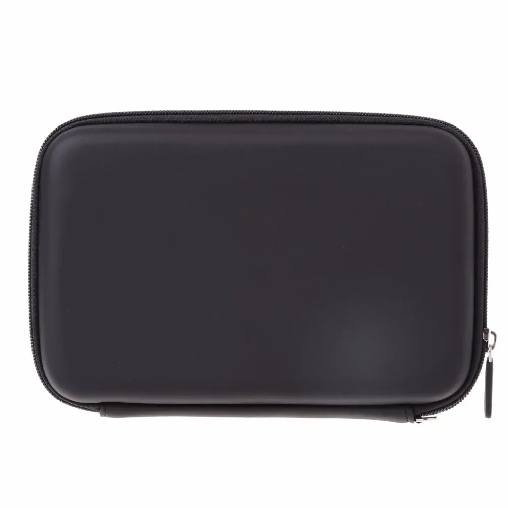 7 Inch Black PU Hard Shell Carry Bag Zipper Case For Garmin Nuvi Sat GPS Holder Bag