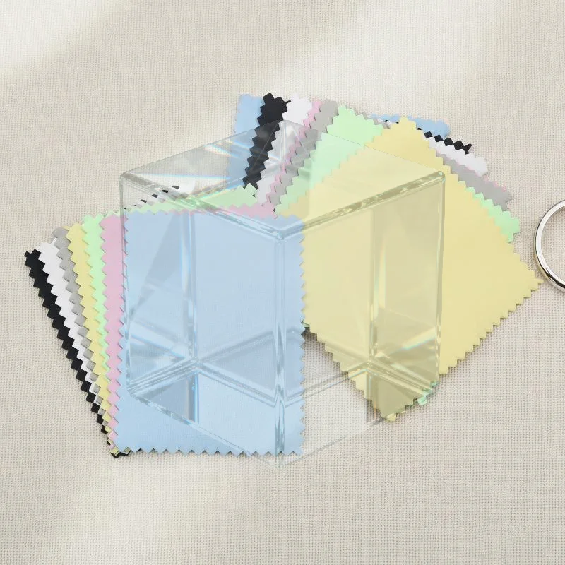 10pcs Polish Polishing Cloth Silver Color Cleaning Polishing Cloth Soft Clean Wipe Wiping Cloth For Silver Gold Jewelry Tools