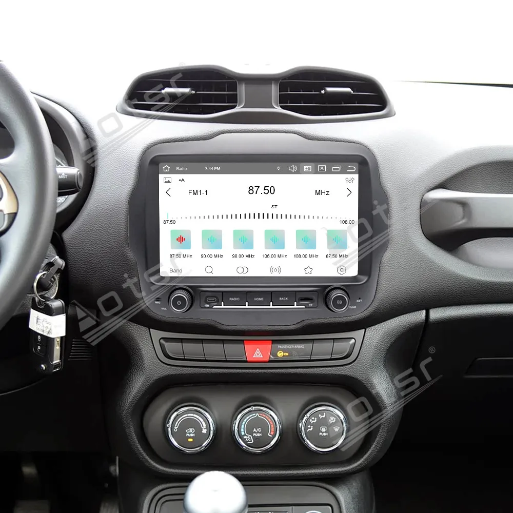 9 Inch For Jeep Renegade 2016-2022 HD Touch Screen Android 14 Wireless CarPlay GPS Navigation Car Radio Car Multimedia Player