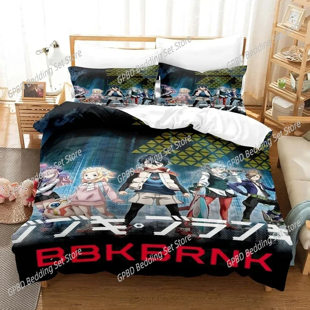 BBKBRNK Bedding Set Single Twin Full Queen King Size Bed Set Adult Kid Bedroom Duvet cover Sets 3D Print Anime Bed Sheet Set -