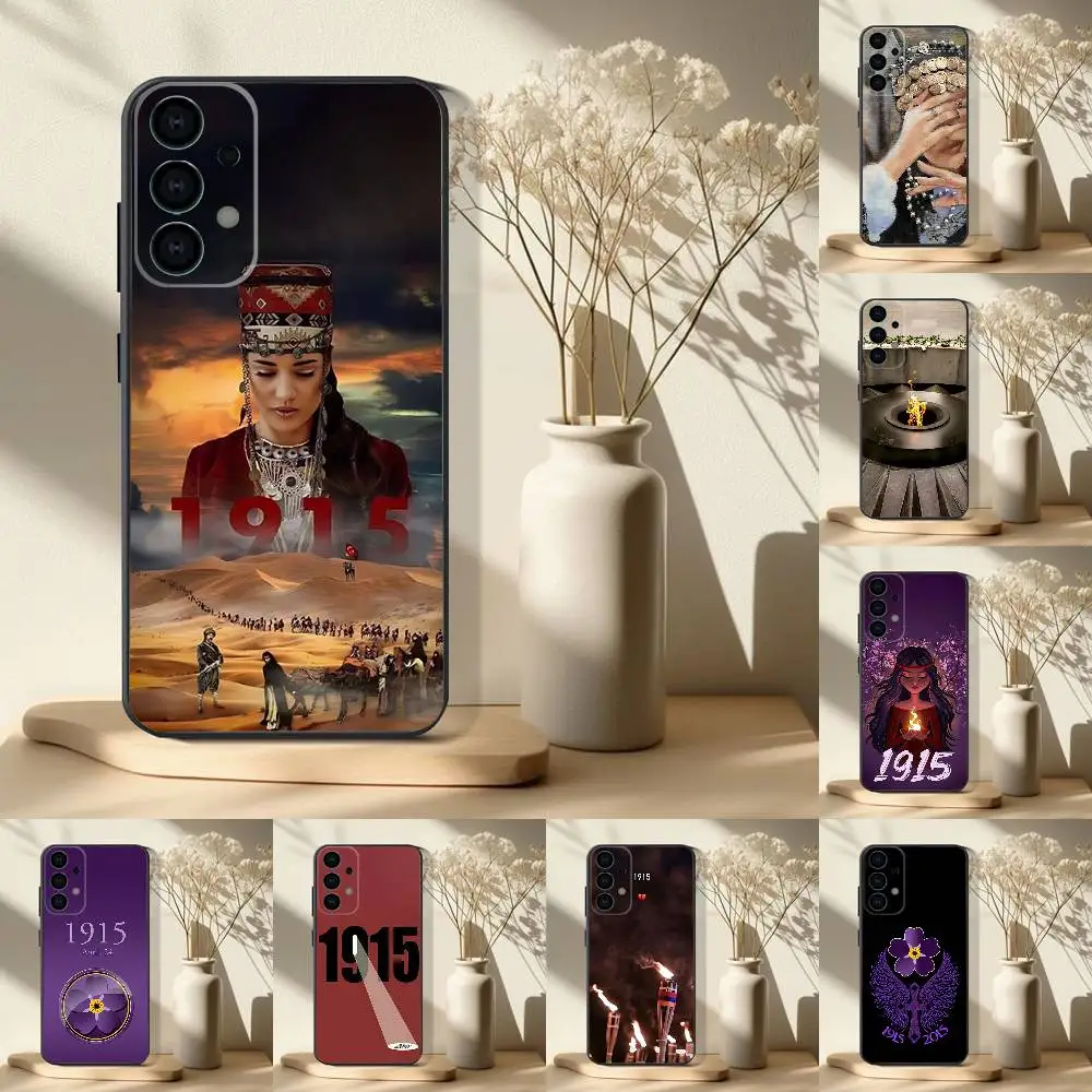 

Armenian genocide 1915 Phone Case For Samsung S 25,24,23,22,30,21,10,9,Ultra,Plus,Lite,FE,4,5G Black Soft Case