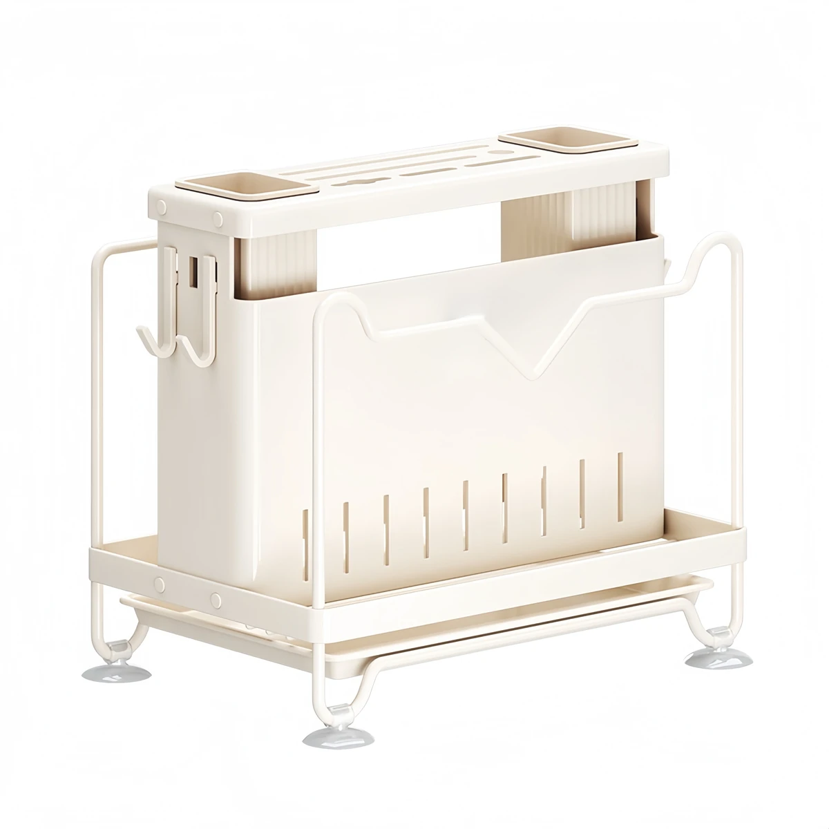 

1PC Utensil Drainer Rack 27x18x23.7cm Kitchenware Storage Bracket Cutting Board Cutlery Storage Holder For Kitchen Countertop