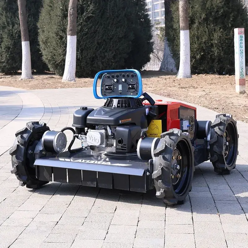 

Индивидуально настраиваемая полноприводная газонокосилка-робот для удаления сорняков с дистанционным управлением, для работы на любой местности