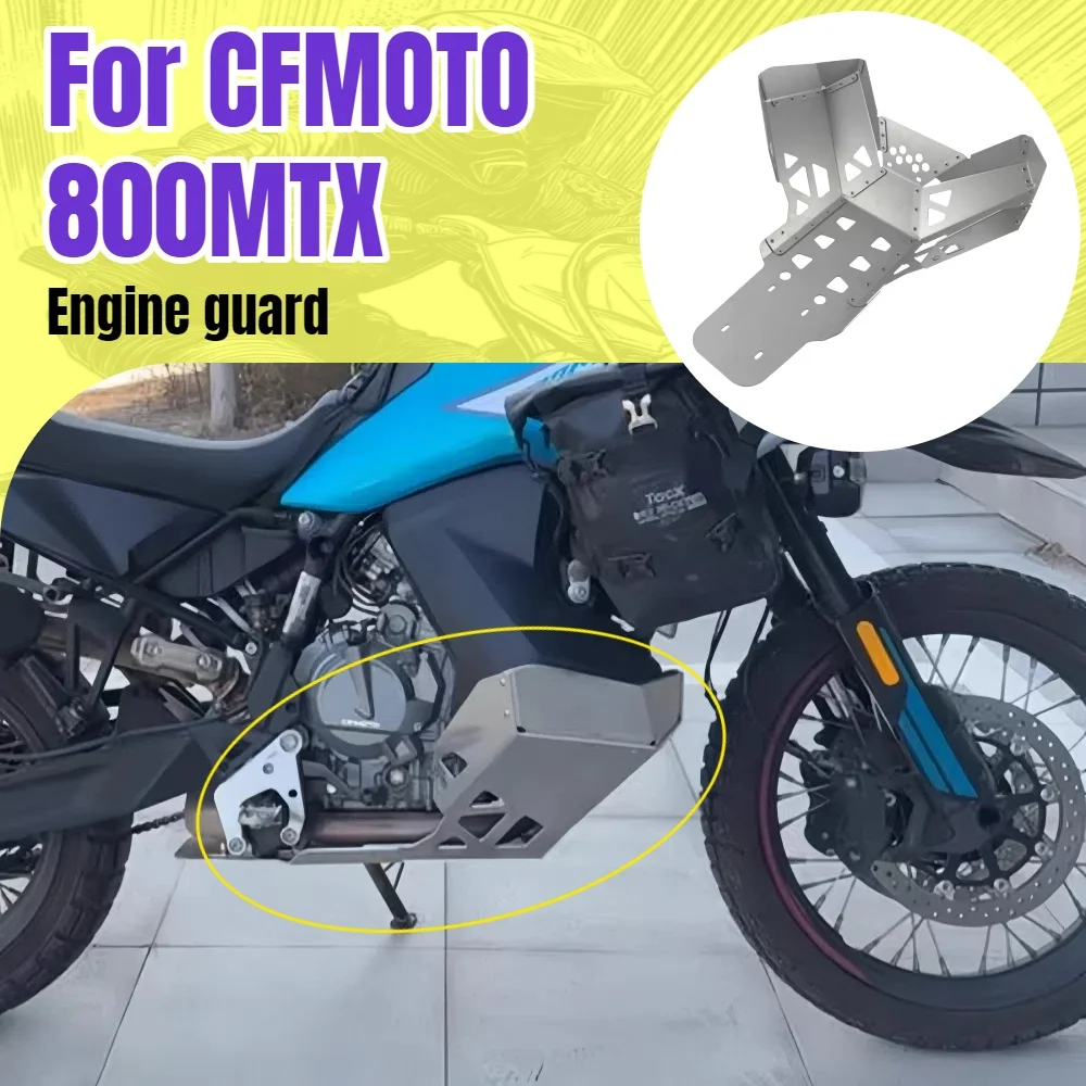 

For CFMOTO 800MTX engine guard plate accessories to protect the engine guard bar motorcycle chassis protection cover accessories