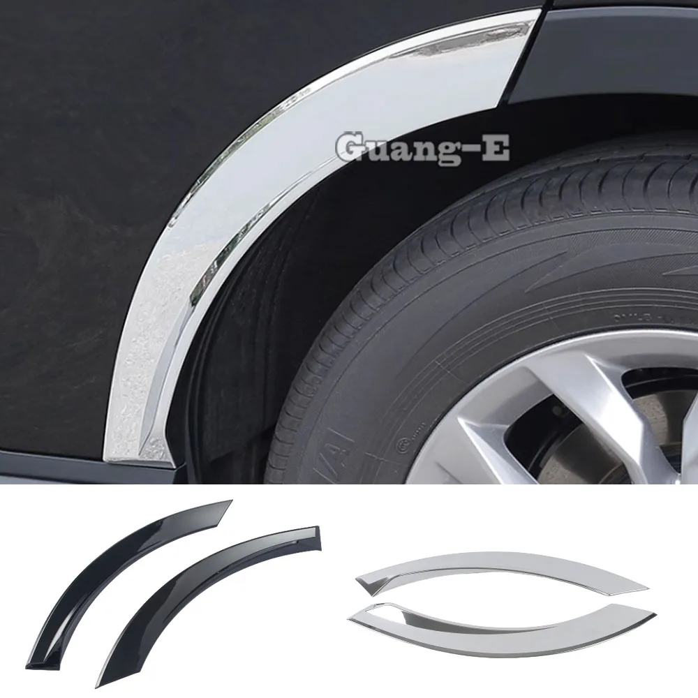 

Car Wheel Eyebrow Arch Protector Trim Strip Lips Fender Flares Cover Frame ABS Exterior Accessories For Honda CRV CR-V 2023 2024