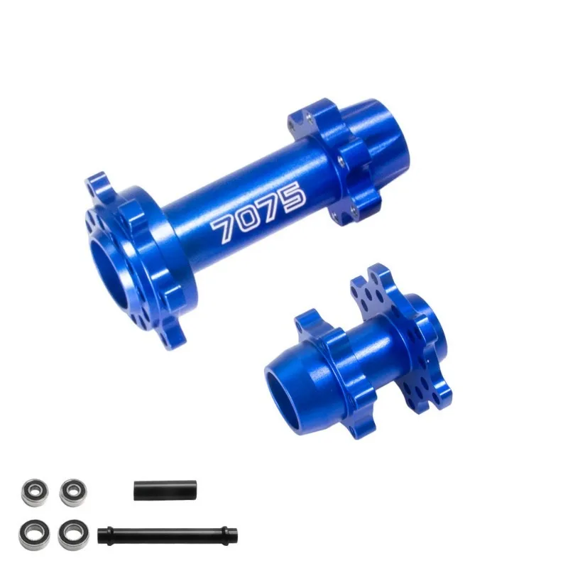 Aluminium Front Rear Universal Wheel Hubs Axle Kit  For Losi 1/4 Promoto-MX Motorcycle  DIY Upgrade Parts 262012 Compatible