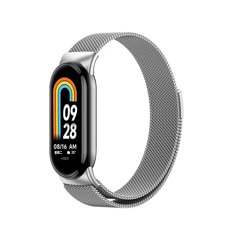 Milanese-Armband für Xiaomi Band 11 10, magnetisches Metallarmband, Edelstahl, bequemes Handgelenksband, Mi Band 8 9, Riemen, Correa – Detail 5