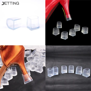 라틴 스틸레토 댄싱 커버 하이힐 프로텍터, 힐 스토퍼, 미끄럼 방지 실리콘 하이힐러, 웨딩 슈즈, 3 사이즈, 1 쌍  Best5