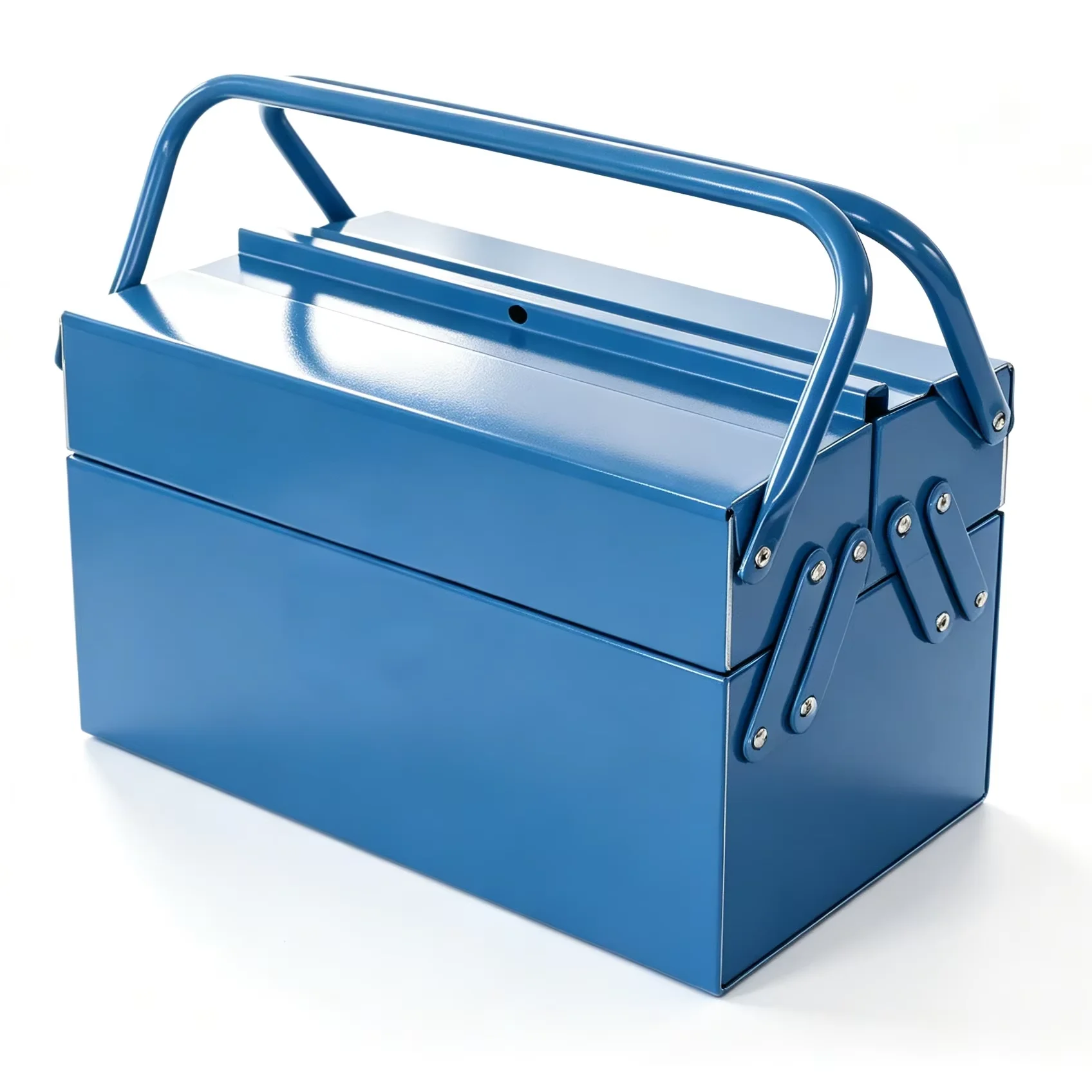 a forCantilever Metal Tool Box Multi Tray Folding Steel Toolbox Custom Sheet Metal Fabrication Storage Case