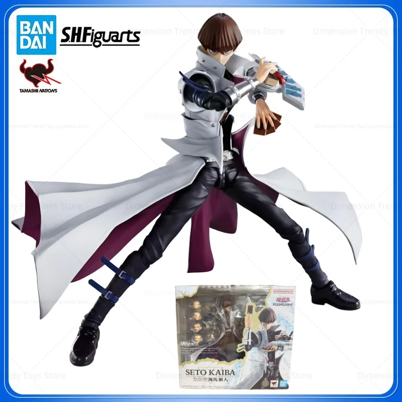 En Stock Bandai SHFiguarts Anime Yu-Gi-Oh! Figura de Acción de Seto Kaiba