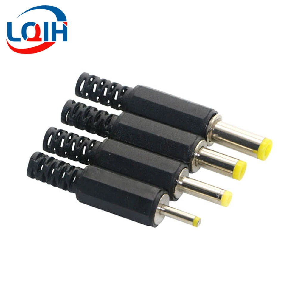 10PCS DC Power Adapter plug 2.5*0.7mm 4.0/4.8*1.7mm  5.5*2.1mm 5.5*2.5mm DC Plug Connector Welding Line Male Plug