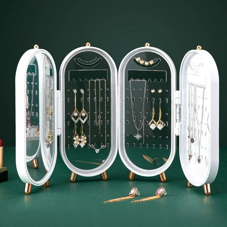 Jewelry Box Desktop Organizer Jewel Jewellery Storage Case WB Series For Ornaments Bijouterie Headgear Bling-bling Holder Gift