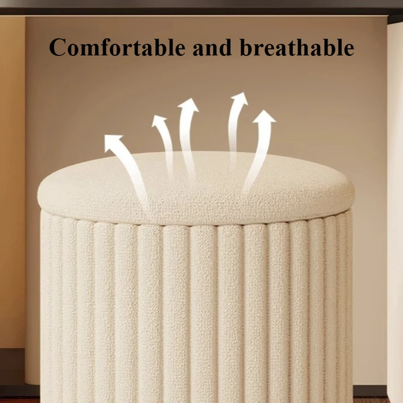 تخزين ماكياج البراز غرفة المعيشة الفاخرة 1 شخص البراز الشمال مدخل قاعة العثمانيين الحديثة إكسسوارات ديكور منزلي #5