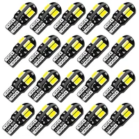 20/10PCS Car Interior Bulb W5W T10 LED 5730 8SMD Canbus Error Free 12V 194 168 Map Dome Lights Parking Light Auto Signal Lamp