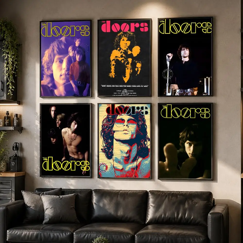 Rock Band The D-Doors Poster HD Waterproof Self-Adhesive Wall Art – Multi-Scene Use Top Gift Pick