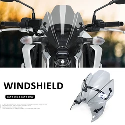 2021 2022 2023 Motorcycle Accessories Sprot Windshield Windscreen For SUZUKI GSX-S 950 GSXS 1000 GSX-S950 GSX-S1000