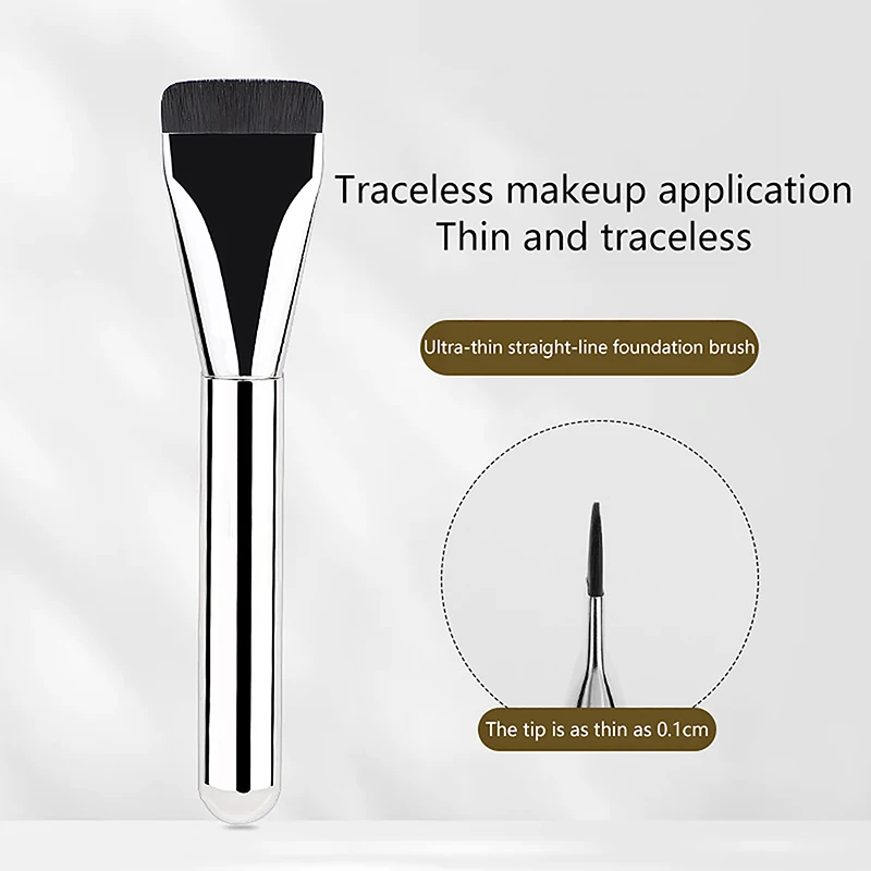 Foundation Brush Foundation Cream Makeup Brushes Flat Contour Brush Lightweight And Thin Woman Facial Mask Brush