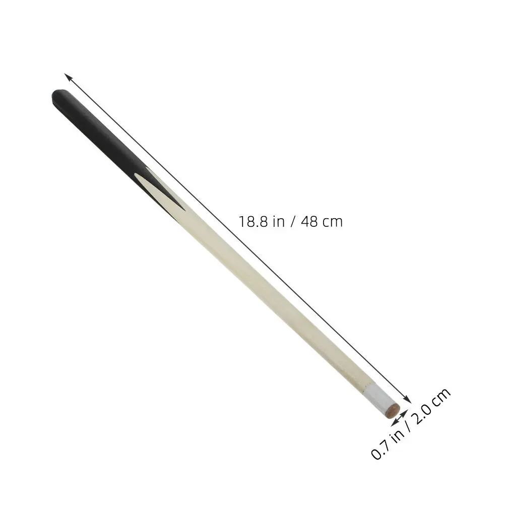 5Pcs Mini Pool Cue Kids Short Wood Billiard Cue Stick for Children Portable Tabletop Game Set Skill Development Practice