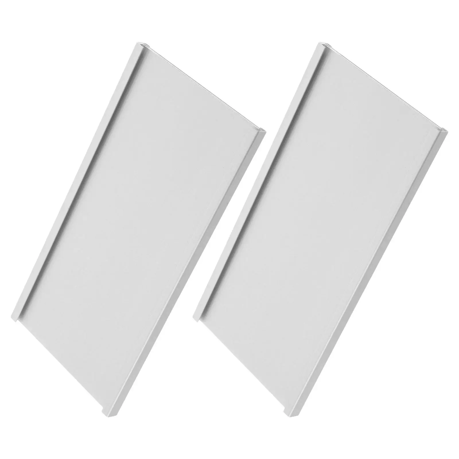 

Комплект из 2 держателей для табличек из алюминиевого сплава для офисного стола, рабочей станции, двери класса, металлический настенный держатель для именных табличек, устойчивый к царапинам