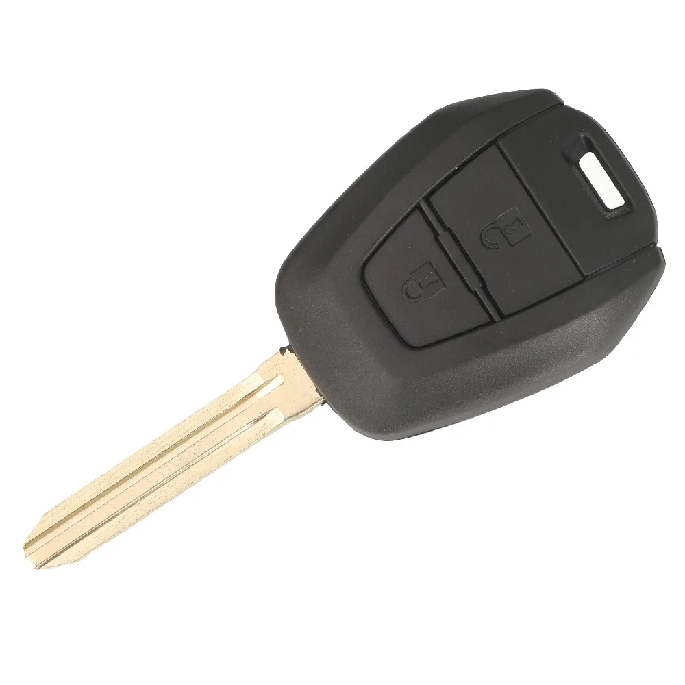 Jingyuqin D-Max 2Buttons Remote Car Key Contro Fit for ISUZU M-UX 433.92Mhz ASK ID46 Chip TOY43 Auto Key Fob Replacement