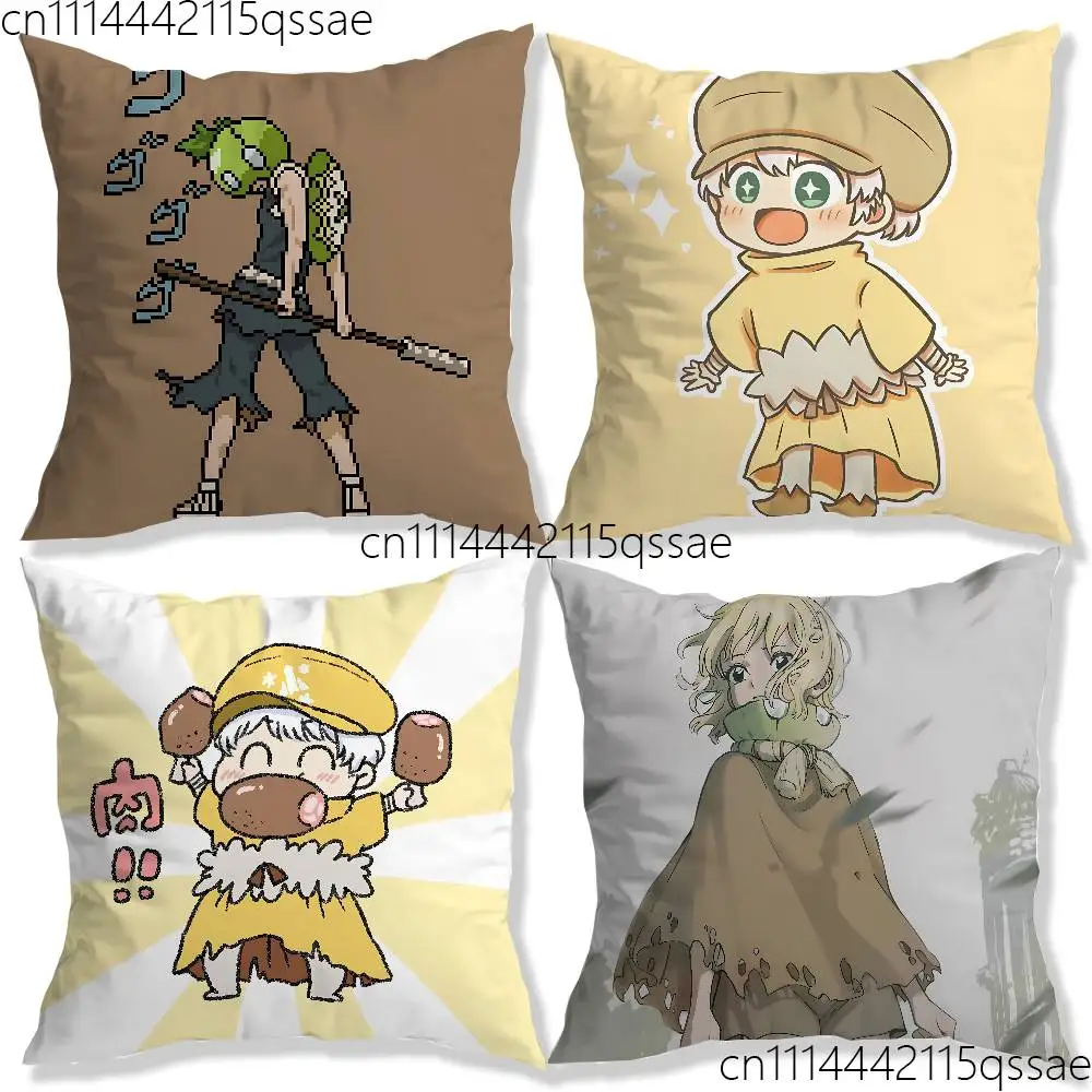 Anime D-Dr Stone Pillow Case Square Bedroom Sofa Leisure Comfort Cushion Car Home Decoration