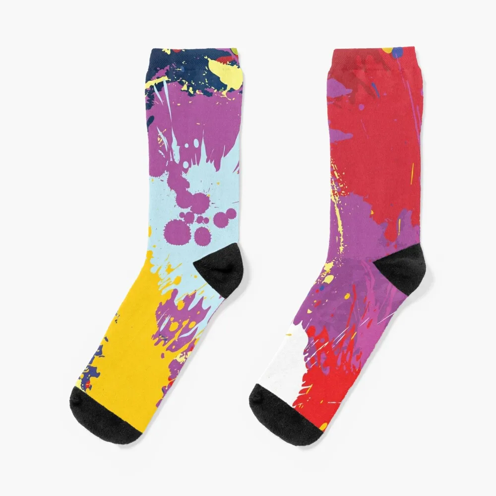 

Paint splash Socks anime shoes Socks For Man Women's