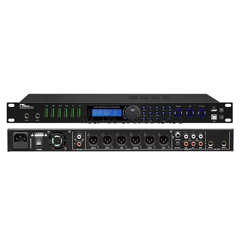 WMWMNU DSP Professional Audio Karaoke Digital Processor Audio Processor Equipment
