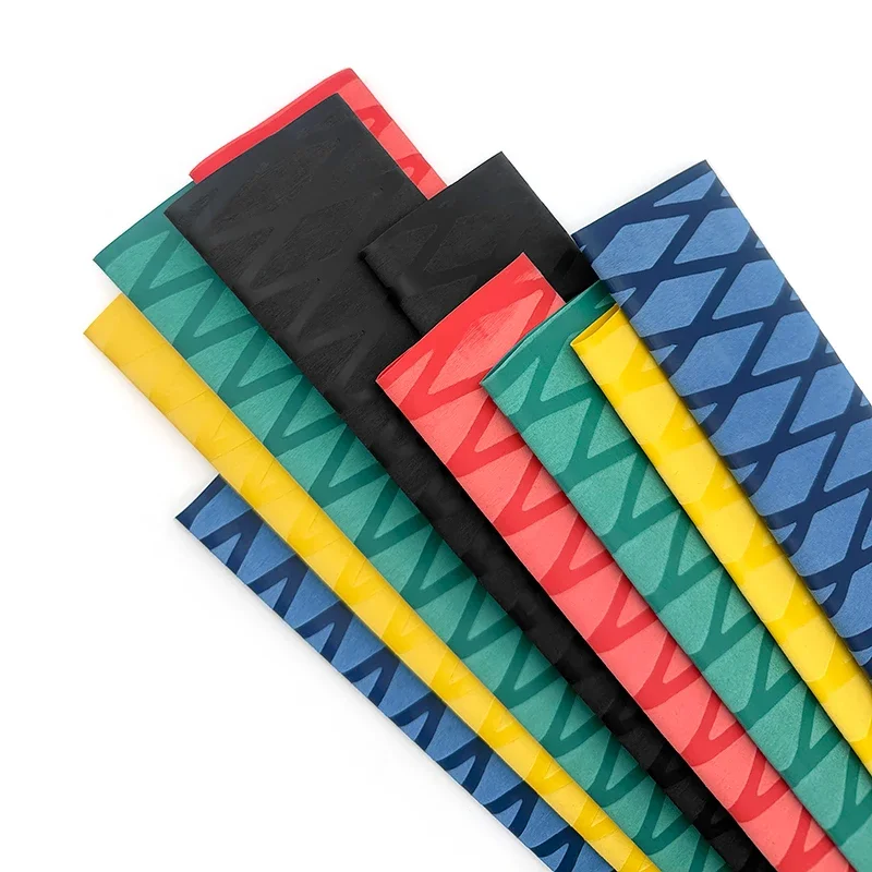 Anti-slip Heat Shrink Tube for Fishing Rod DIY Electrical Insulation 6 Colors 1M  15/18/20/22/25/28/30/35/40/45/50mm