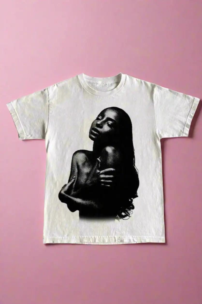 

Y2k sade print graphic t shirts oversized all cotton streetwear short sleeve y2k tops harajuku gothic t shirt 90s women clothing