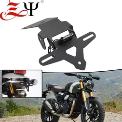 License Plate Holder LED Light Rear Tail Tidy Fender Eliminator Kit Accessories Fit For Speed400x scrambler400x Scrambler 400 X