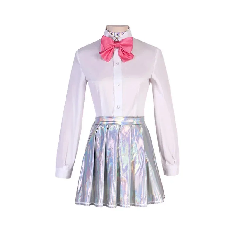 

CyKAnge Cosplay Costume for Women Anime Outfit Halloween Cos Pink hoodie set