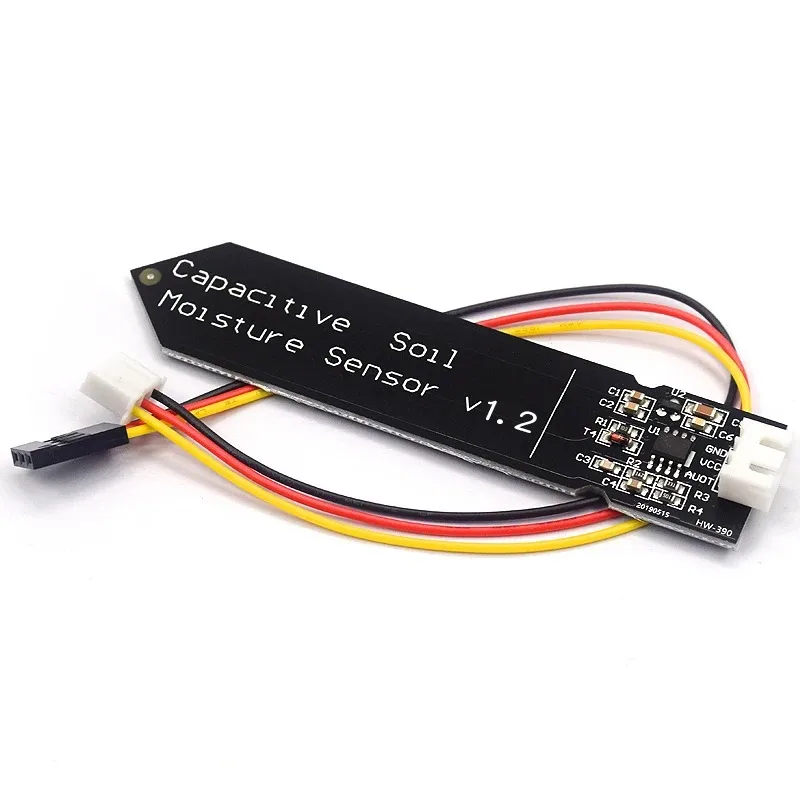 Capacitive Soil Moisture Sensor Module Corrosion Resistant Wide Voltage Wire Analog Capacitive Soil Moisture Sensor V1.2