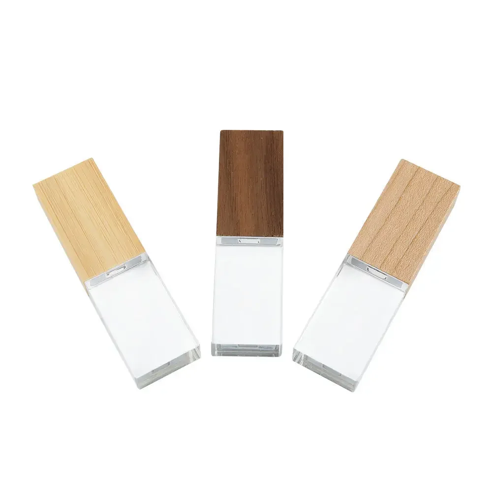 Free Custom LOGO Color Wooden USB2.0/3.0 High-speed Flash Drive 4GB 8GB 16GB 32GB 64GB 128GB