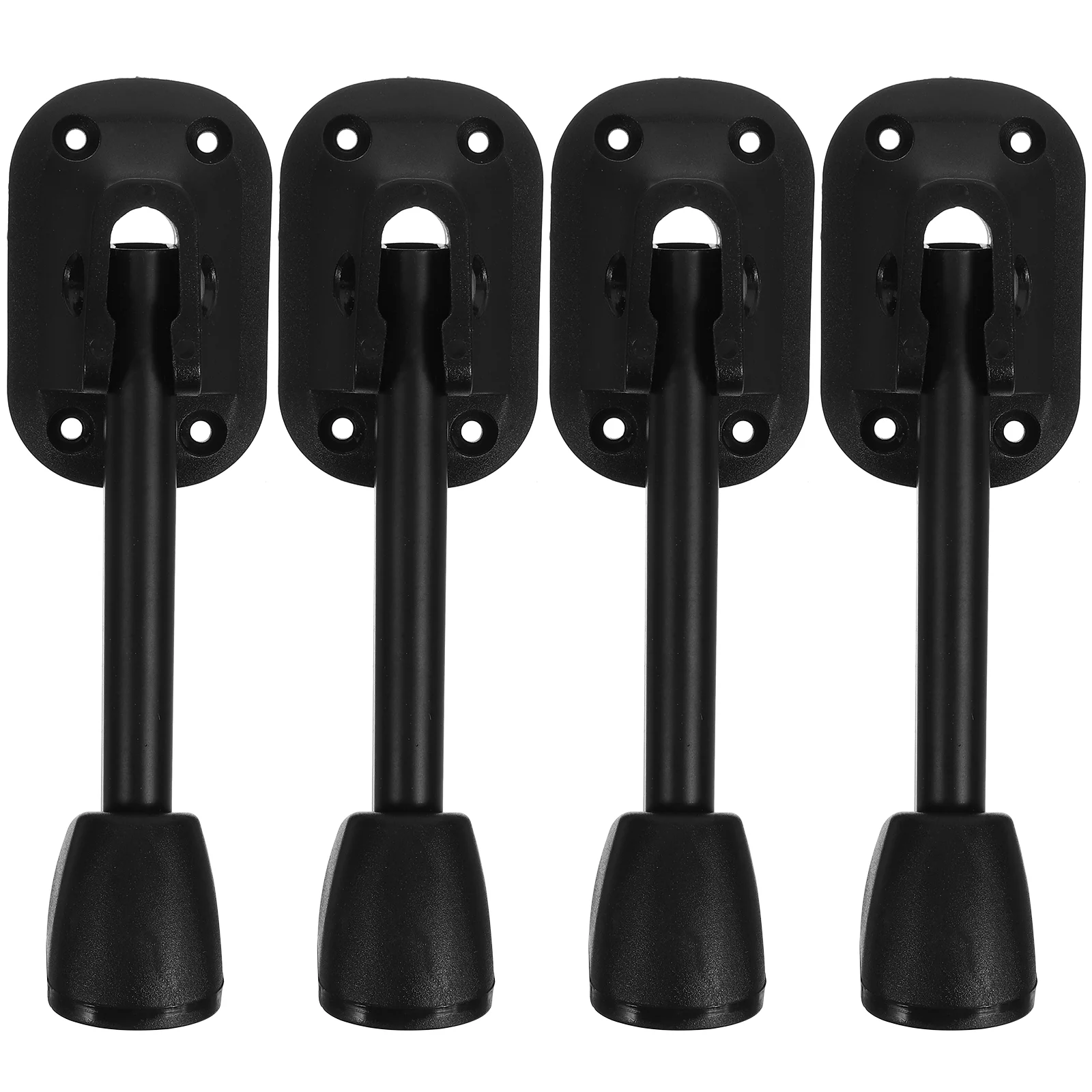 

4 Pcs Coffe Table Black Folding Dining Legs for Furniture Accessories Desk Iron End Work Office