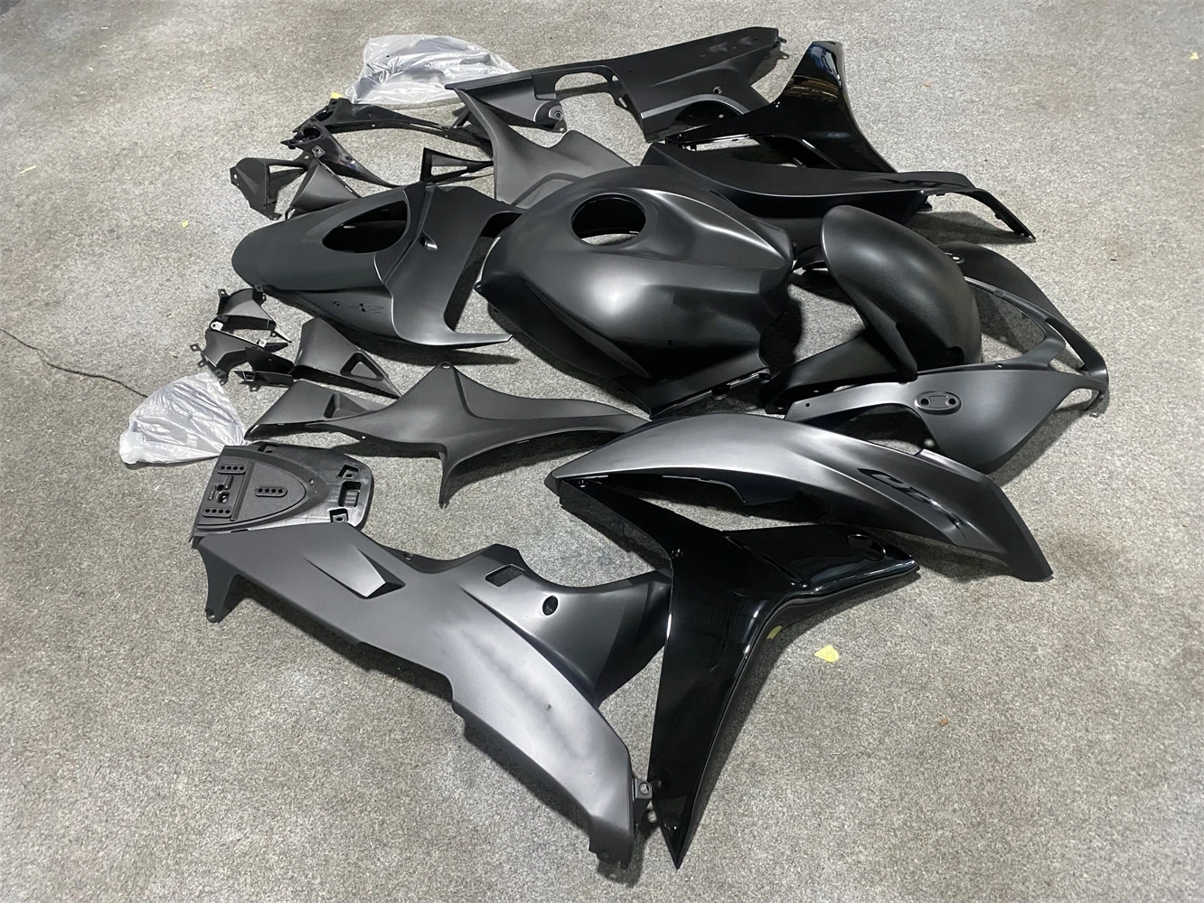 Motorcycle fairing for CBR600RR 07 08 CBR600 F5 2007 2008 Body fairing Bright black dull black motorcycle housing