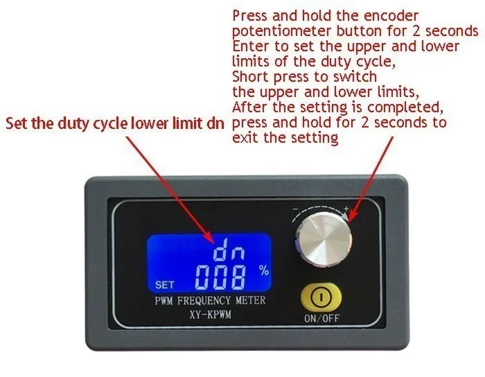 PWM Pulse Frequency Duty Cycle Einstellbares Signalgeneratormodul Rechteckwelle Rechteckwellenausgang PWM1/KPWM – Detail 5