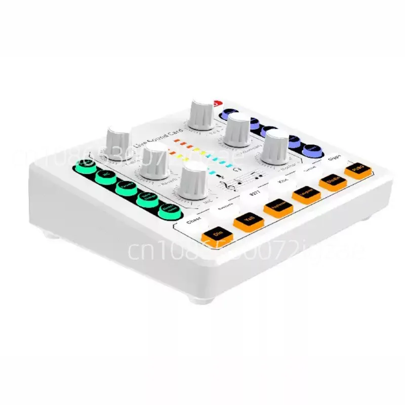 

All-in-One Streaming Sound Card Kit - M8 Pro with 48V Mic, Compatible PC Phone for Vocal Guitar Recording & Live