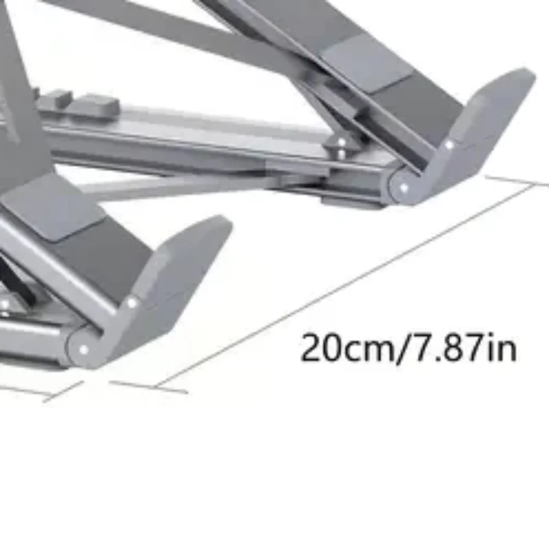 

8-in-1 USB-C Laptop Stand With Docking Station Universal USB C Dock Tablet Stand Foldable Type-C Hubs Adapter Plug Play