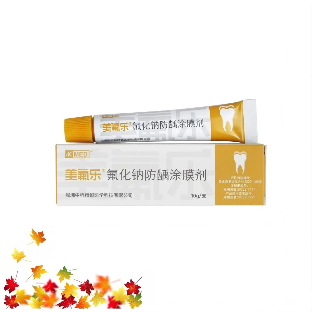 Dental Material Sodium Fluoride Foam 10g |Anti-Cavity Fluoride Coating for Kids|Dental Caries Prevention&ToothProtective Varnish
