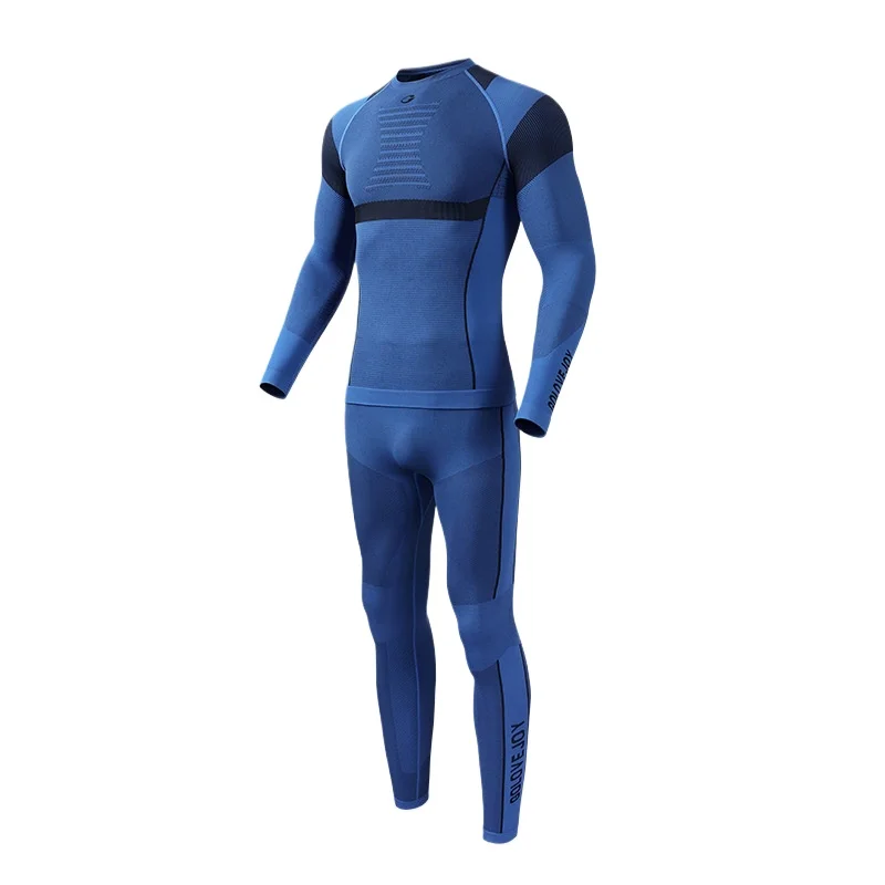 Imagen 4: Otoño esquí ropa de secado rápido deportes al aire libre función de ciclismo compresión absorbente de sudor conjunto de ropa interior térmica sin costuras