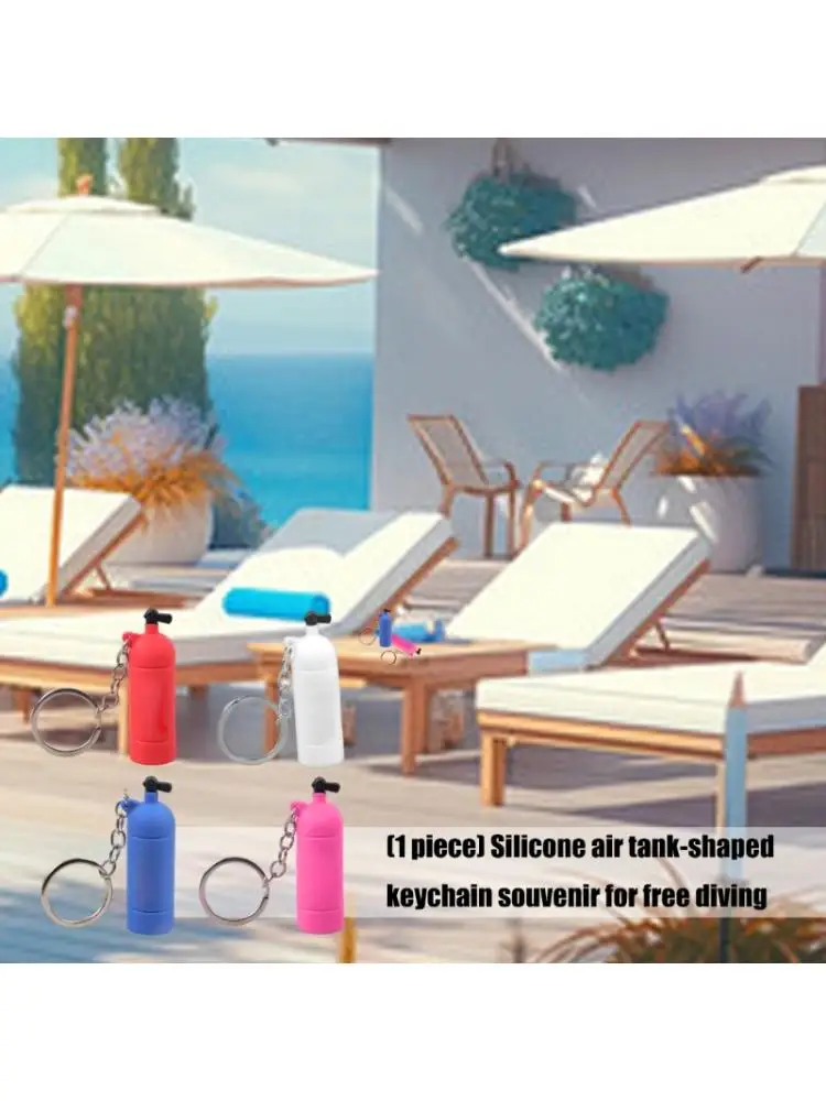 

Miniature Gear Keyring Souvenir For Diver Water Sports Carabiner Clip With alloys Detailing