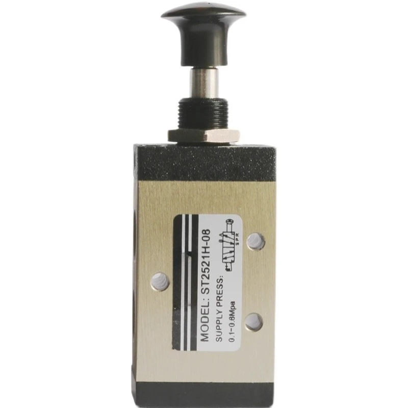 

Нинбо Пневматический ручной клапан Кнопка МОДЕЛЬ: ST2521H-08 Ручной переключатель цилиндра управления клапаном