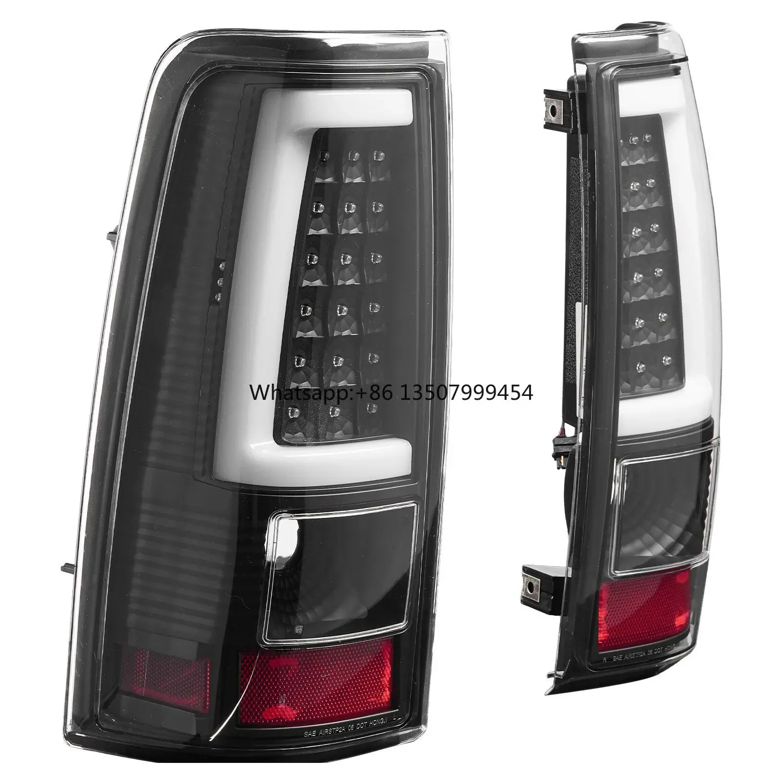2pcs LED Tail Light Assembly with Bulbs Driver & Passenger Side Premium Quality Taillight