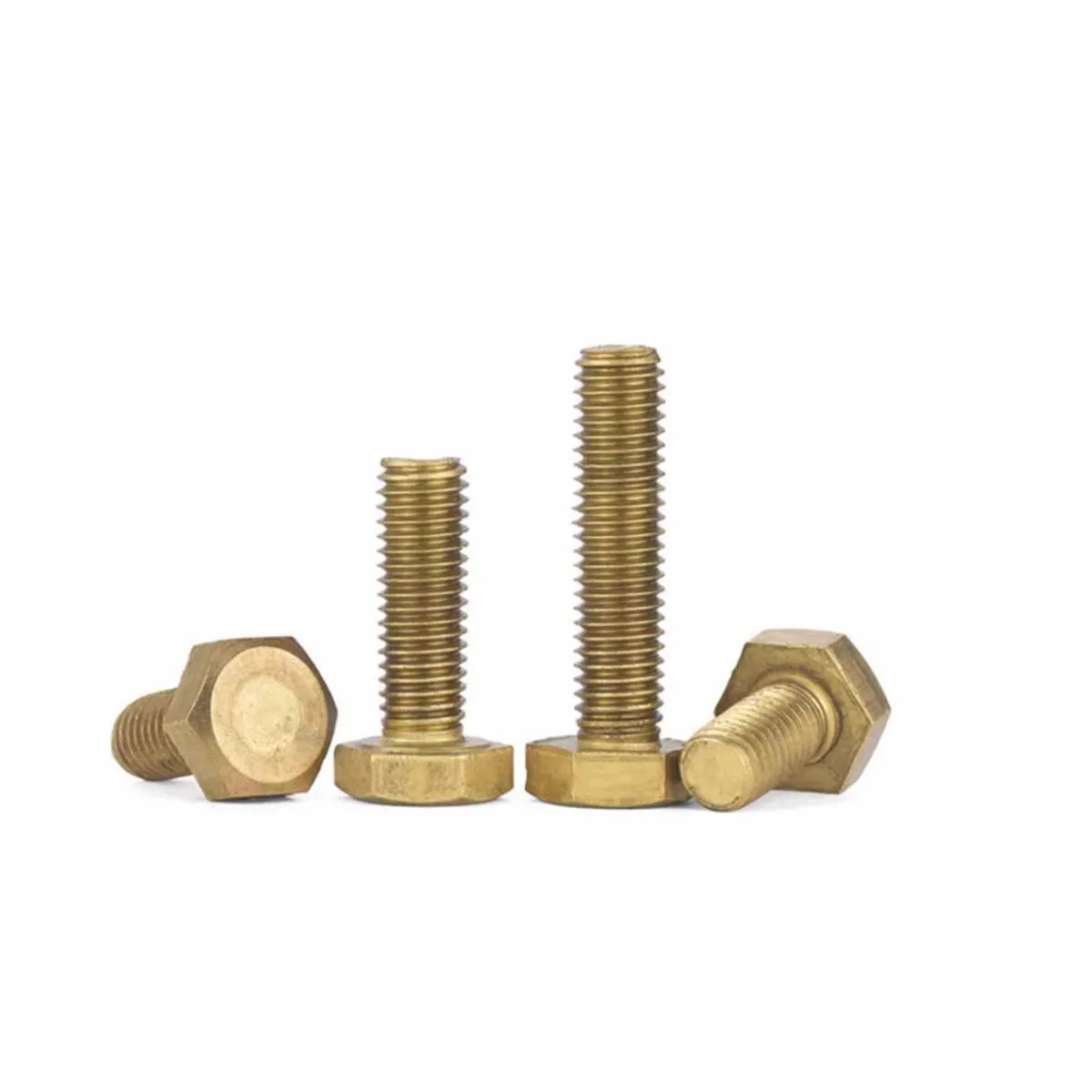 Copper Outer Hexagonal Screw, Brass Hexagonal Head Bolt M4M5M6M8M10M12