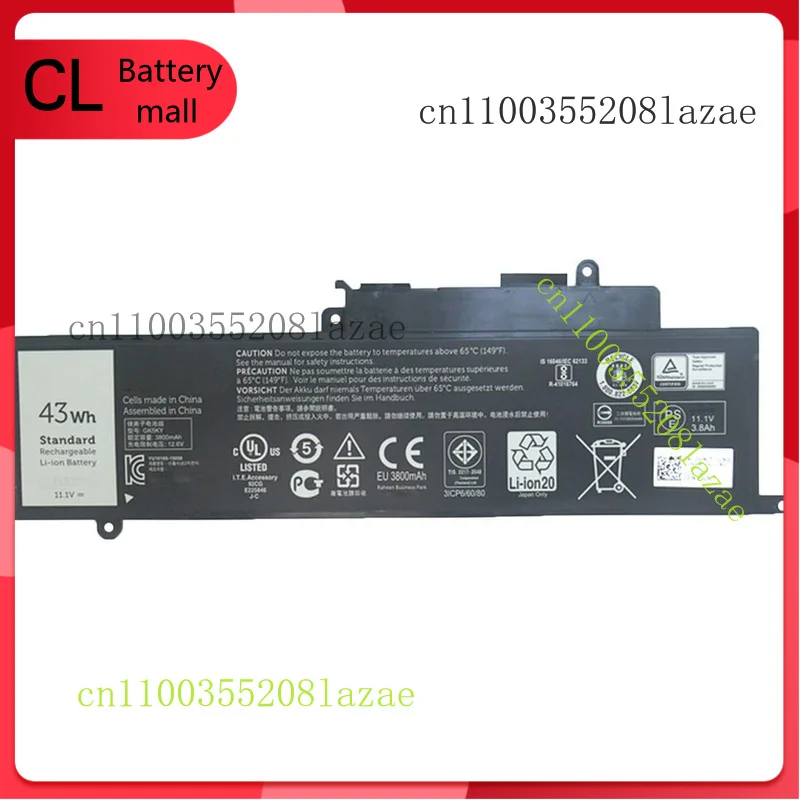 

new 4K8YH 04K8YH GK5KY Battery For Inspiron 13 7347 11 3147 04K8YH 31NP6/60/80