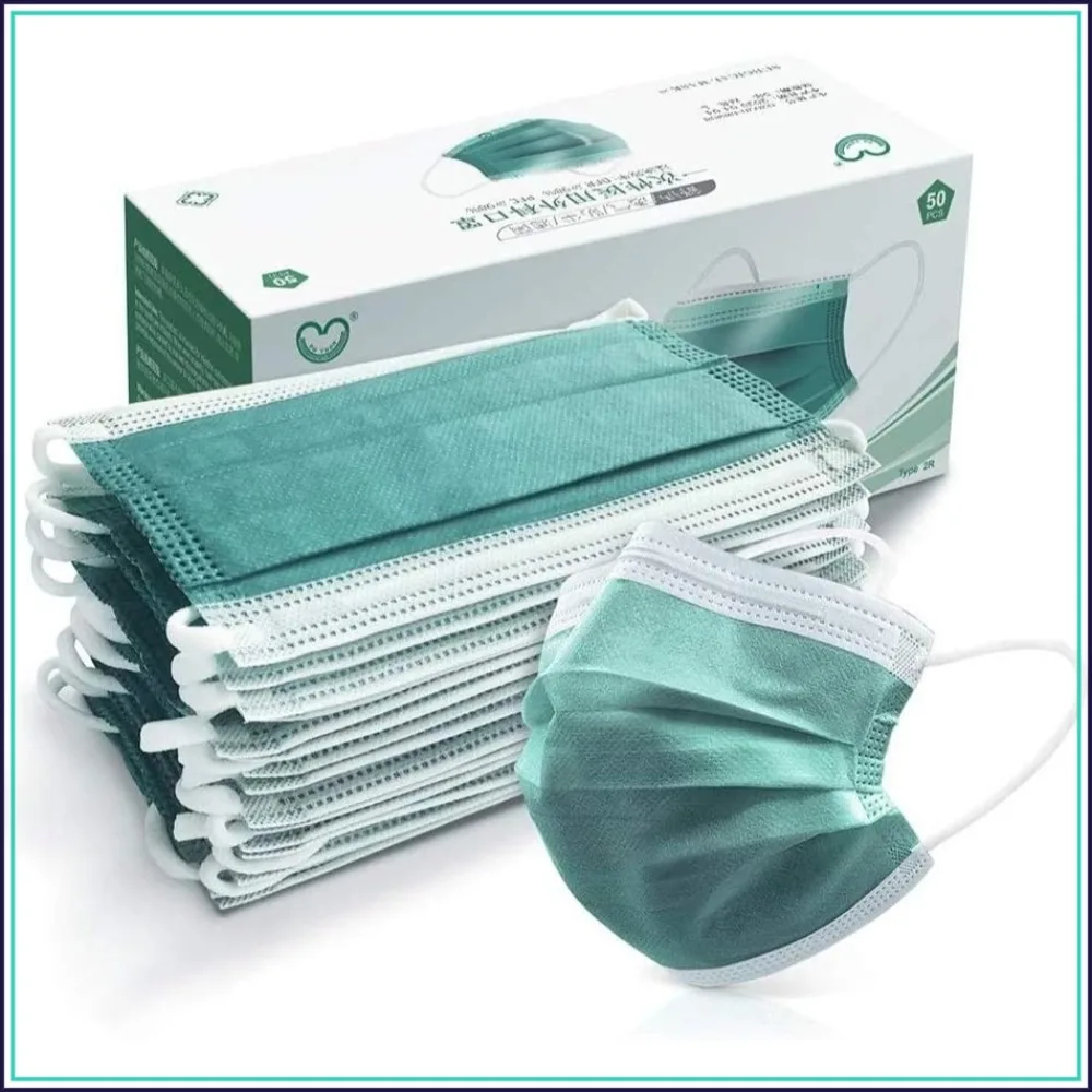 Premium 4 Ply Disposable Face Masks for Adults
