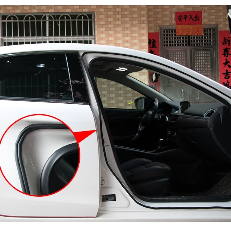 Car B-type door sealing strip door sealing strip car dust and waterproof adhesive strip 5-meter installation