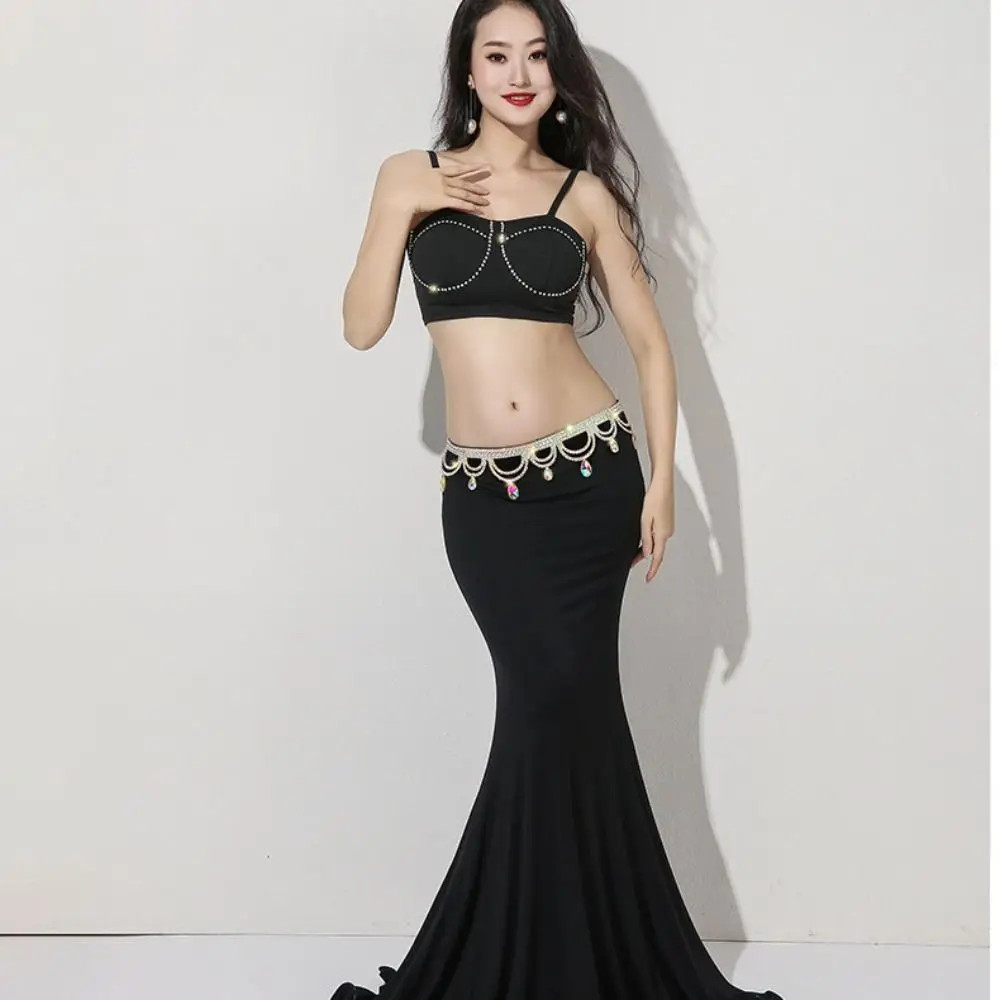 Fashion Shining Belly Dancing Belt Elegant Luxury Women Waist Chain Bright Performance Waist Belt Belly Dance Costume Accessory
